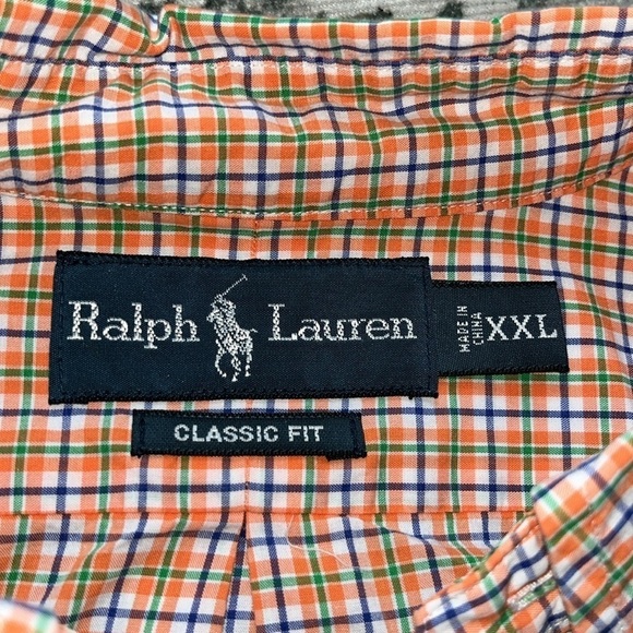 Ralph Lauren men’s plaid button down shirt Size XXL - Picture 5 of 8
